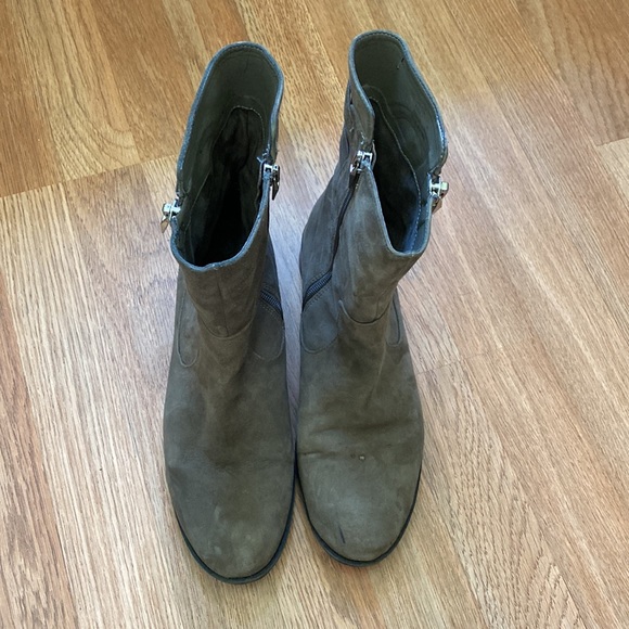 CK green suede booties - Picture 2 of 7